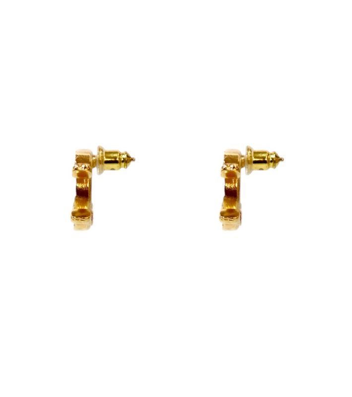 Chanel CC Gold Earrings