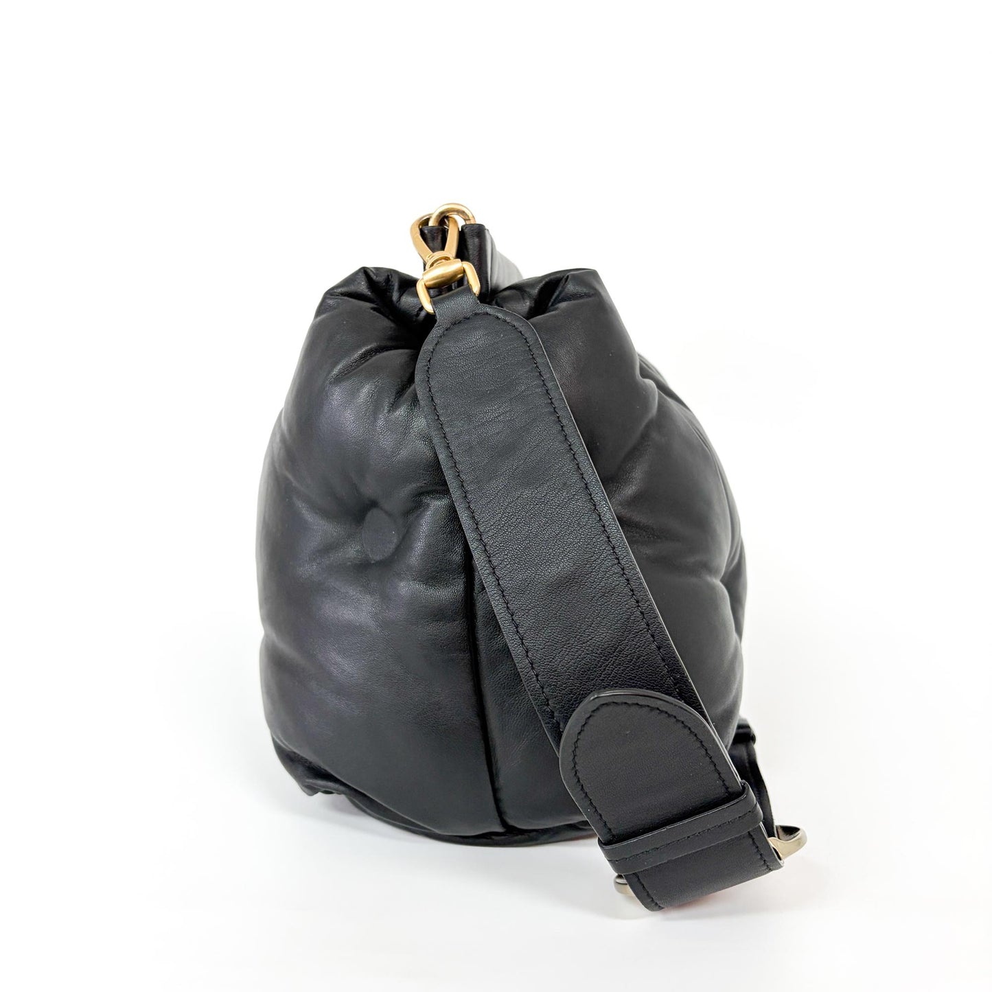Maison Margiela Glam Slam Medium Shoulder Bag Black