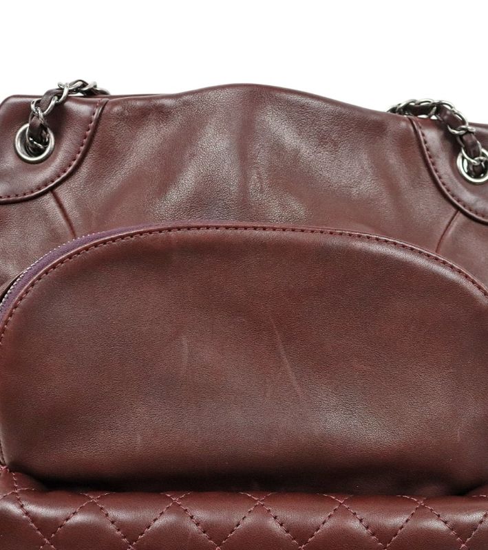 Chanel Burgundy Pocket Backpack