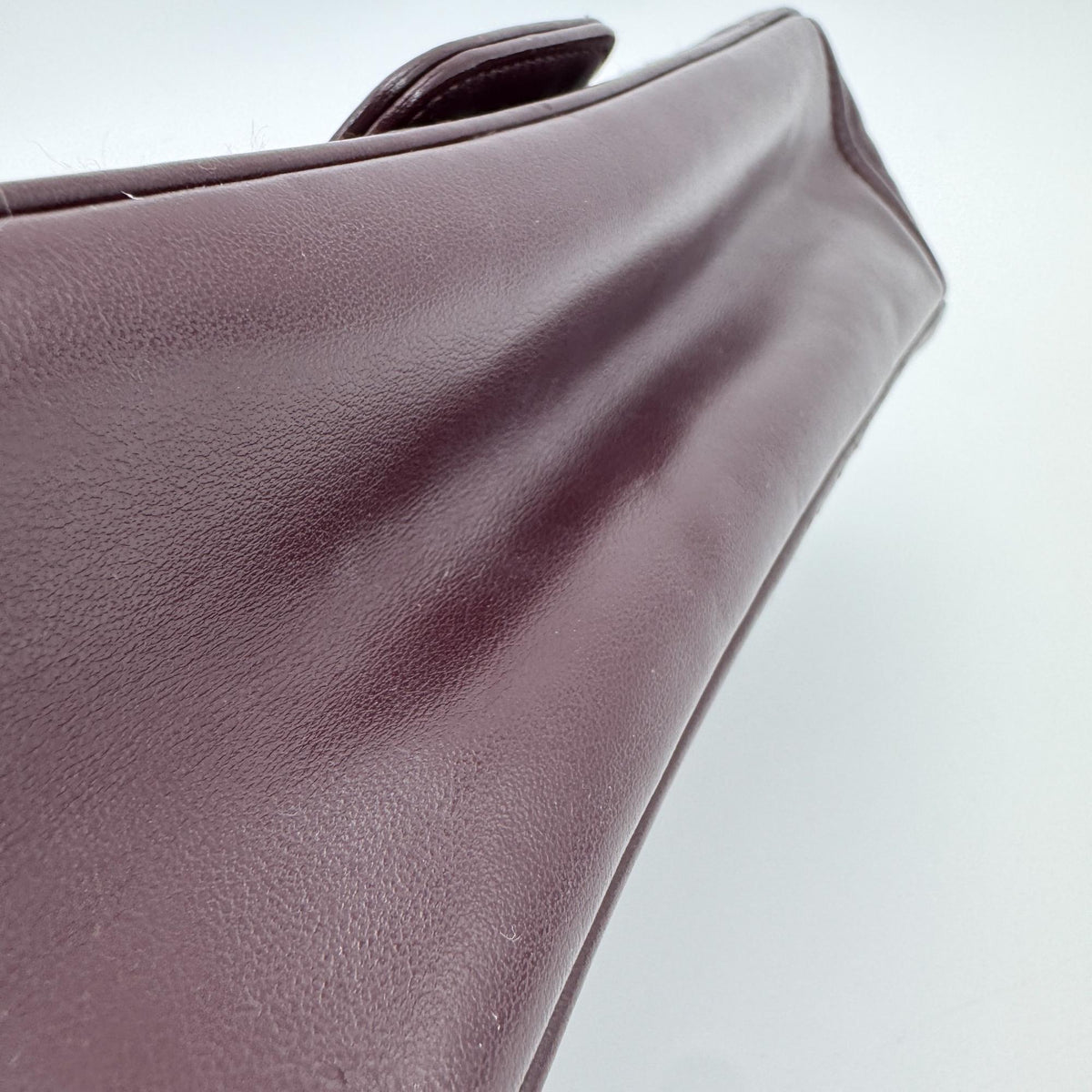 Prada Diagram Medium Crossbody Bag Burgundy Silver Hardware