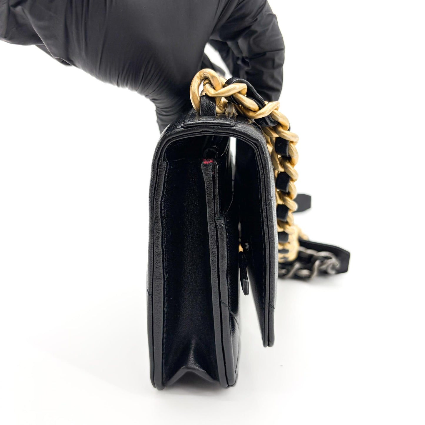 Chanel 19 Wallet on Chain Black