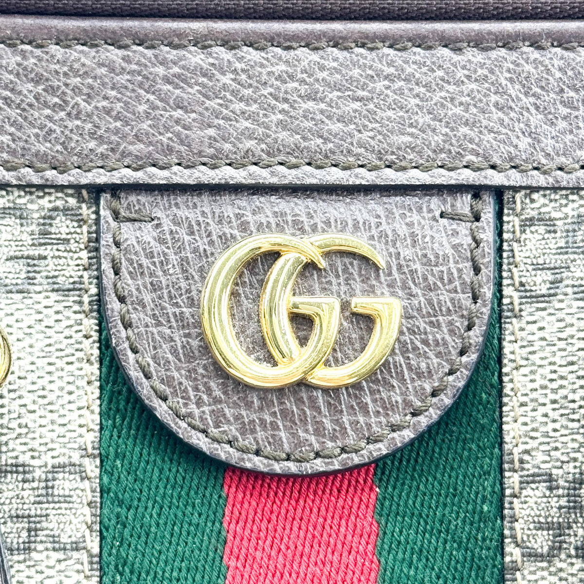 Gucci Ophidia GG Medium Tote Bag Beige Brown