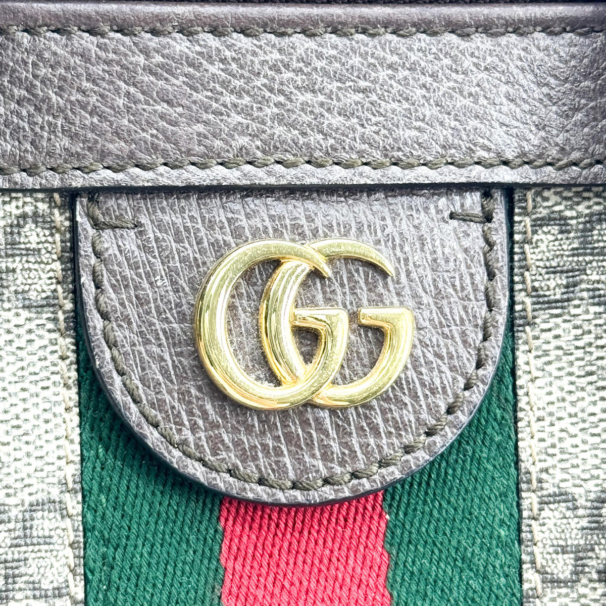 Gucci Ophidia GG Medium Tote Bag Beige Brown