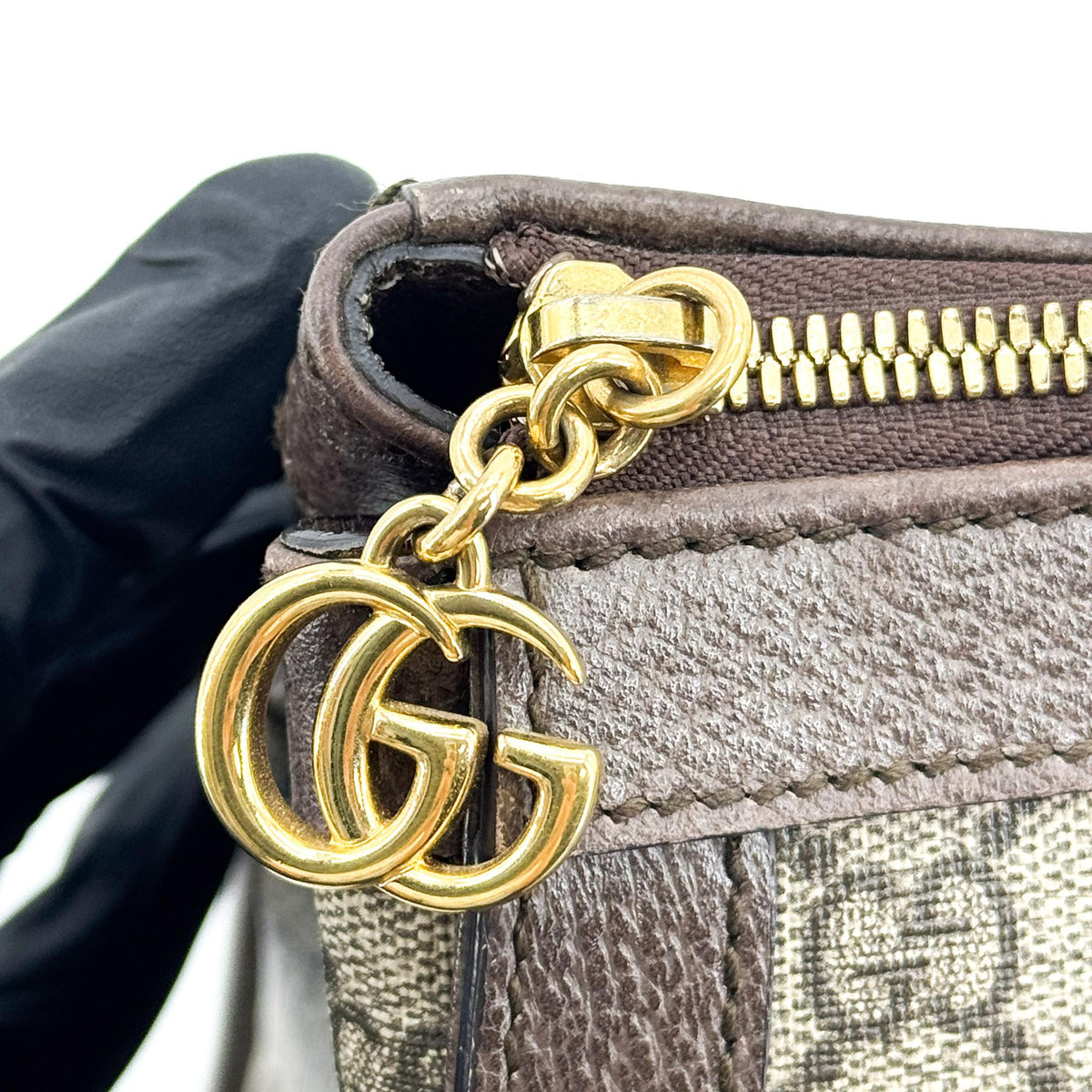Gucci Ophidia GG Medium Tote Bag Beige Brown