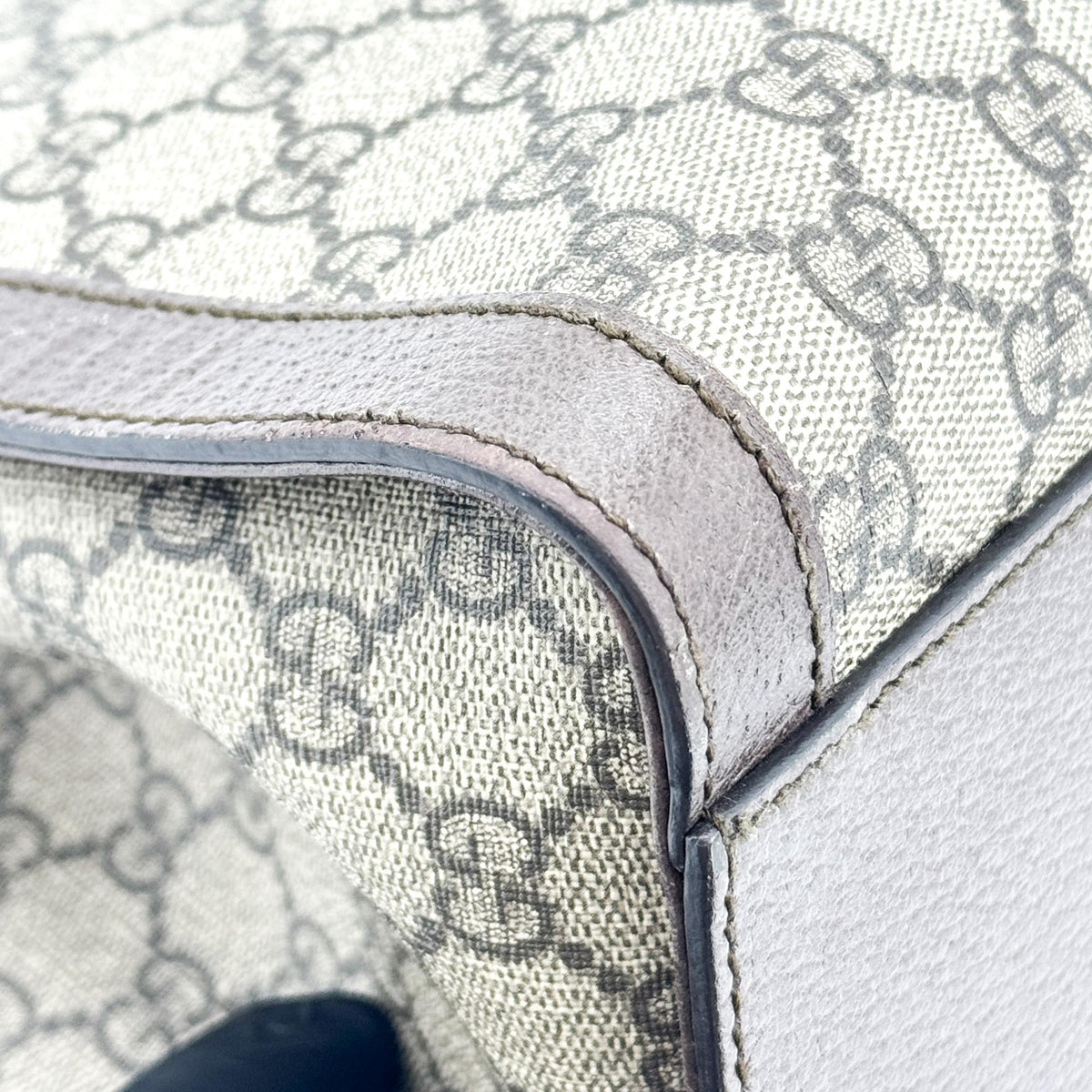Gucci Ophidia GG Medium Tote Bag Beige Brown