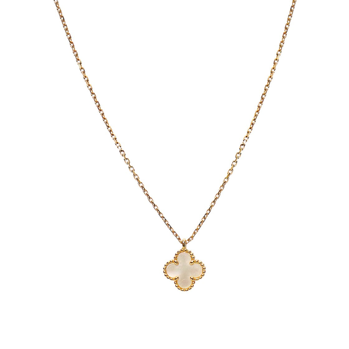 Van Cleef & Arpels Sweet Mother-of-Pearl Alhambra Necklace