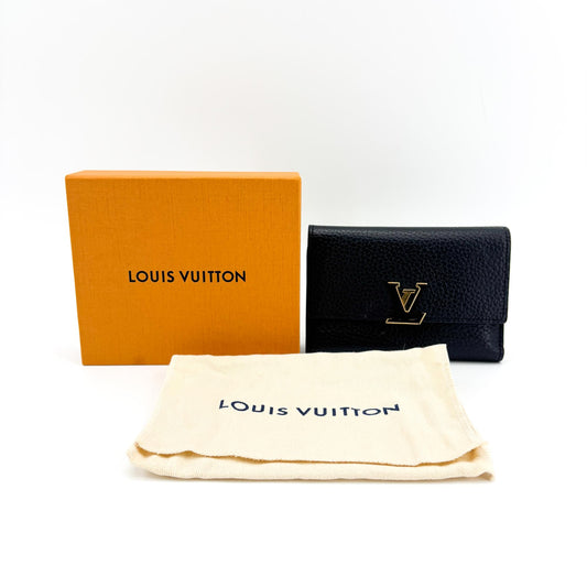 Louis Vuitton Capucines Compact Wallet Noir