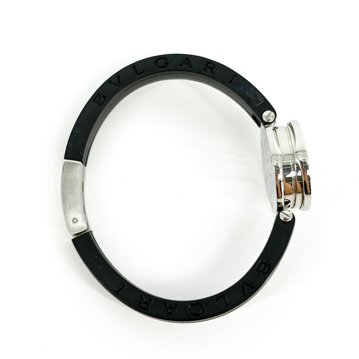 Bulgari B.Zero1 Watch 22mm Black Dial Black Leather Strap