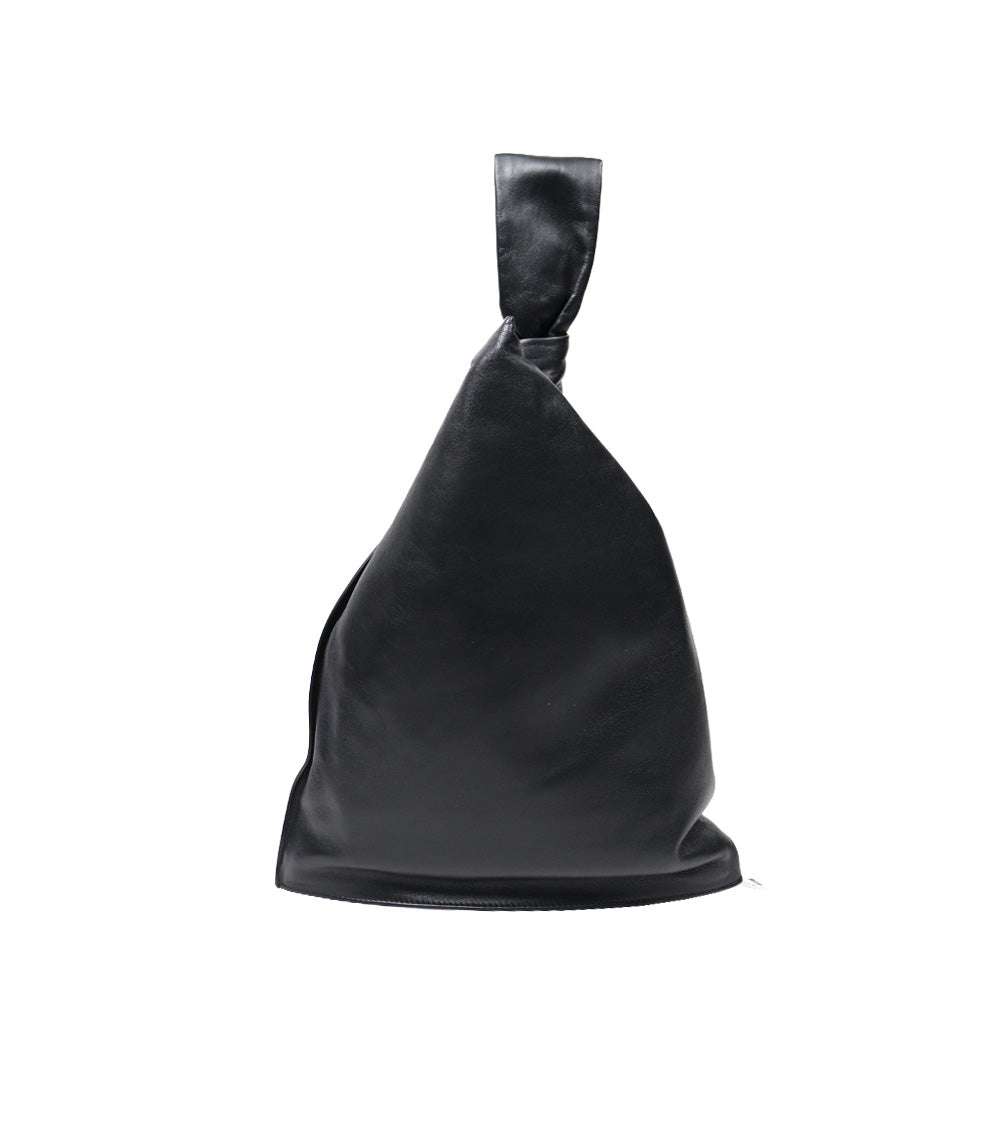Bottega Veneta Black Twisted Clutch Bag