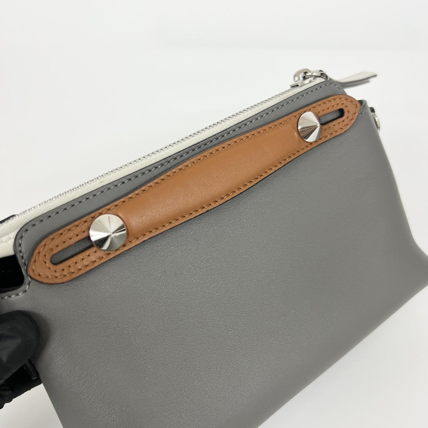 Fendi By The Way Small Boston Bag Grey
