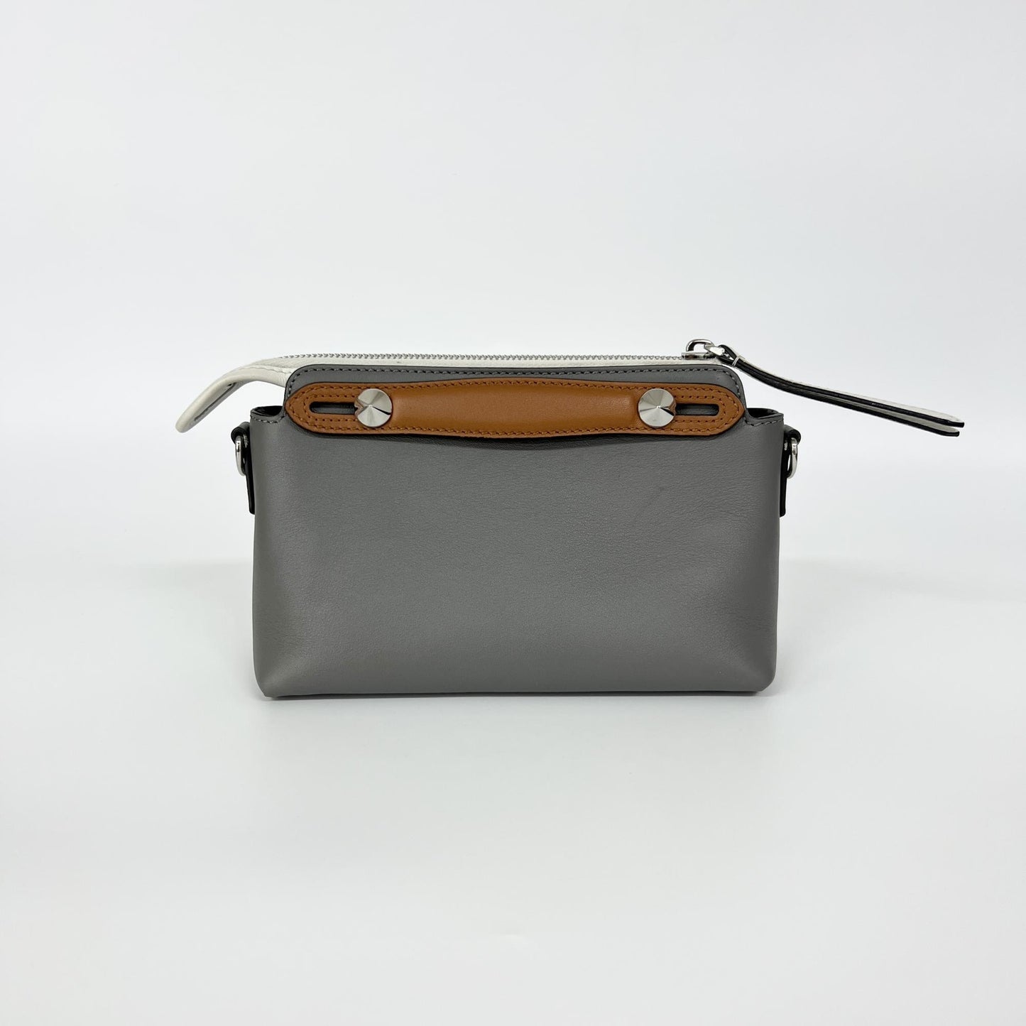 Fendi By The Way Small Boston Bag Grey