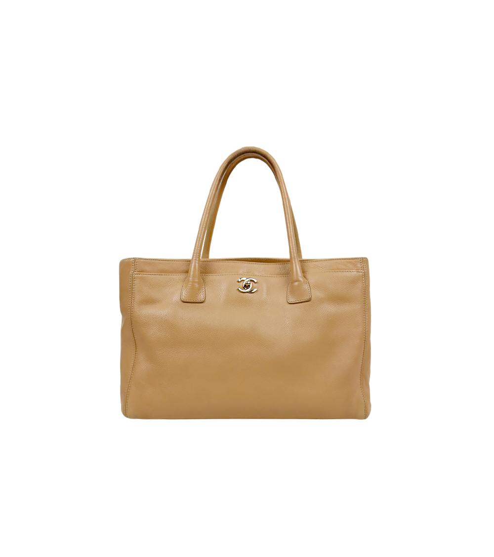 Chanel Beige Caviar Surf Bag