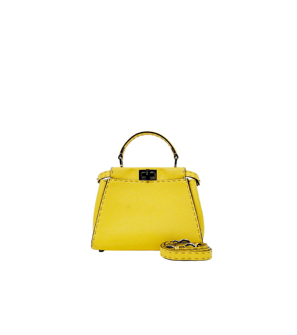 Fendi Yellow Small Celeria Picaboo