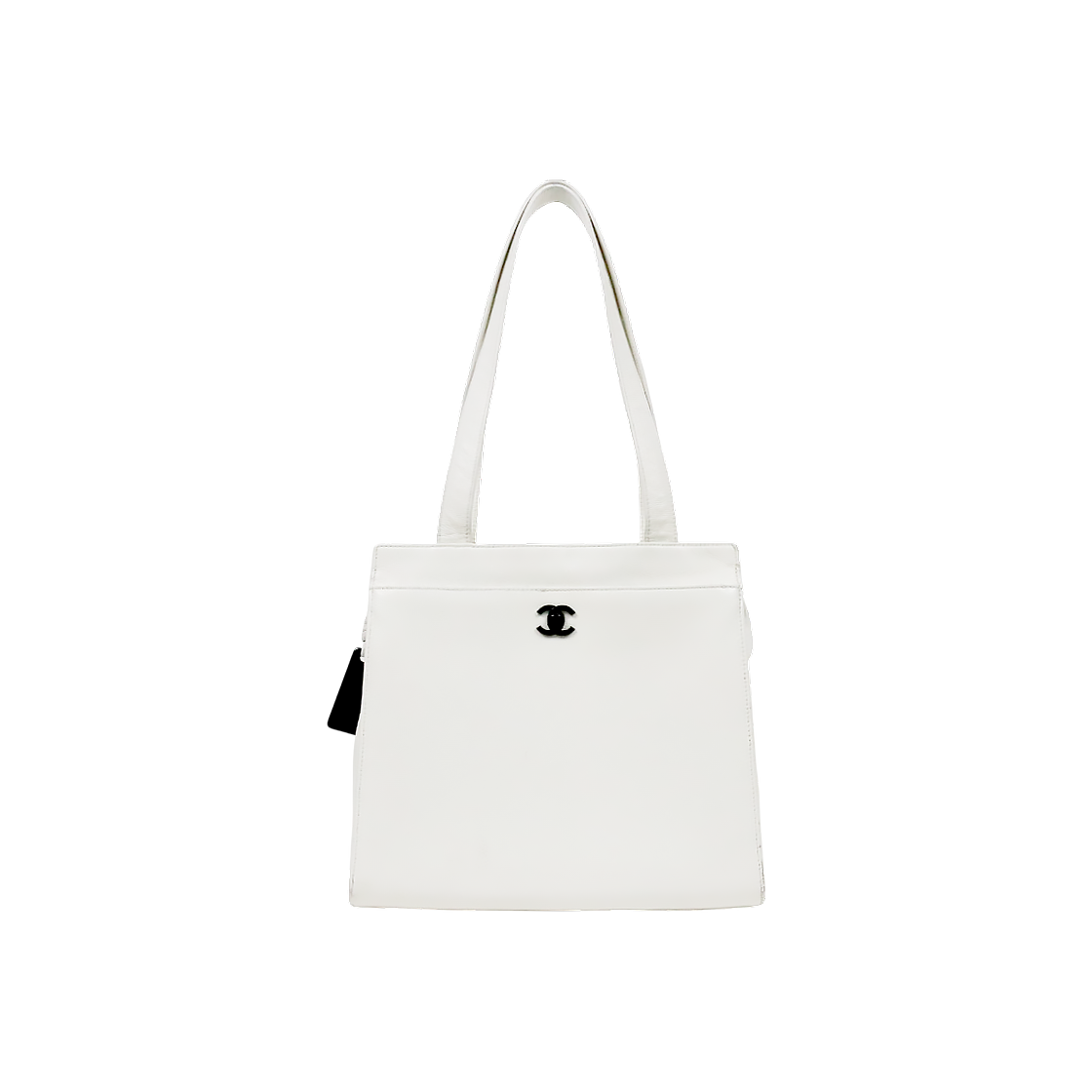 Chanel White Vintage Shoulder Bag