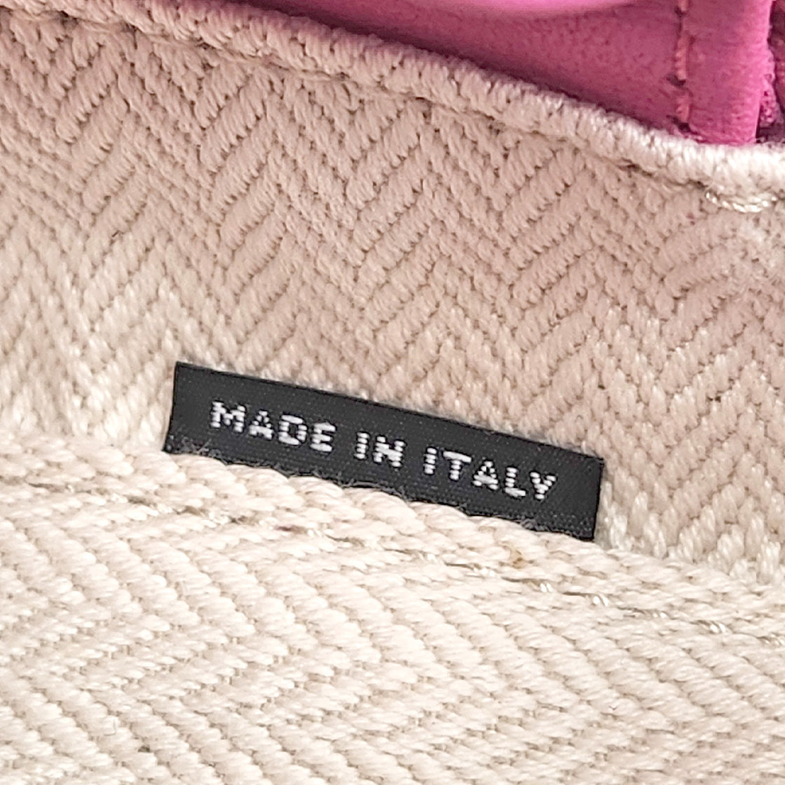 Miu Miu Pink Medium Suede Arcadia Tote Bag
