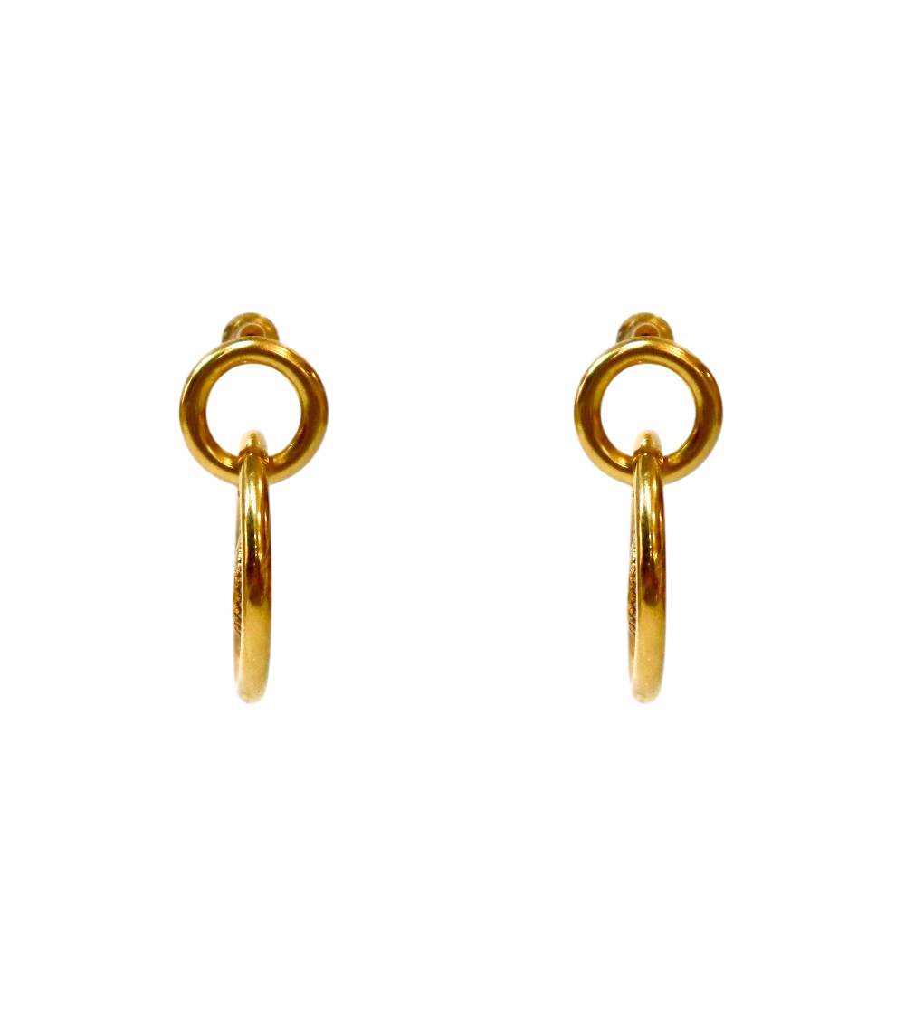 Dior NAVY crystal earrings