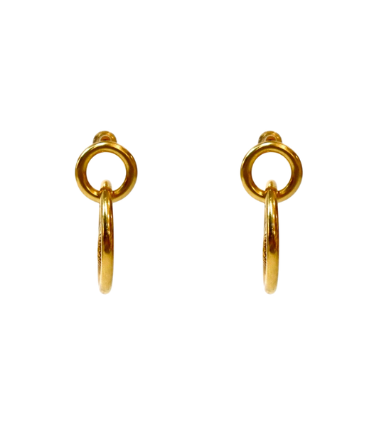 Dior NAVY crystal earrings