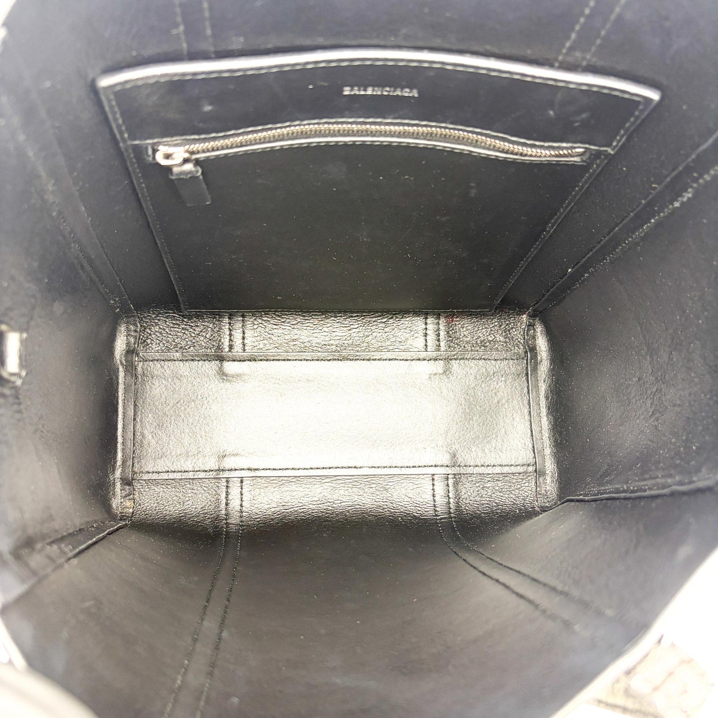 Balenciaga XS Everyday Tote Bag Metallic Dark Silver