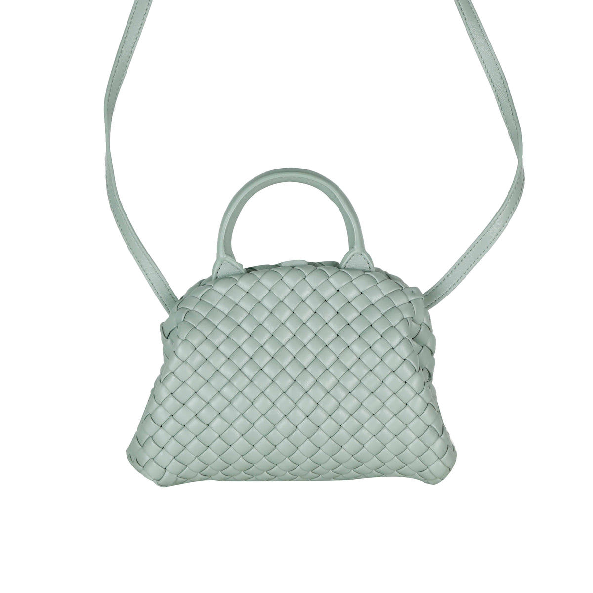 Mini Padded Napa Top Handle Shoulder Bag 709465