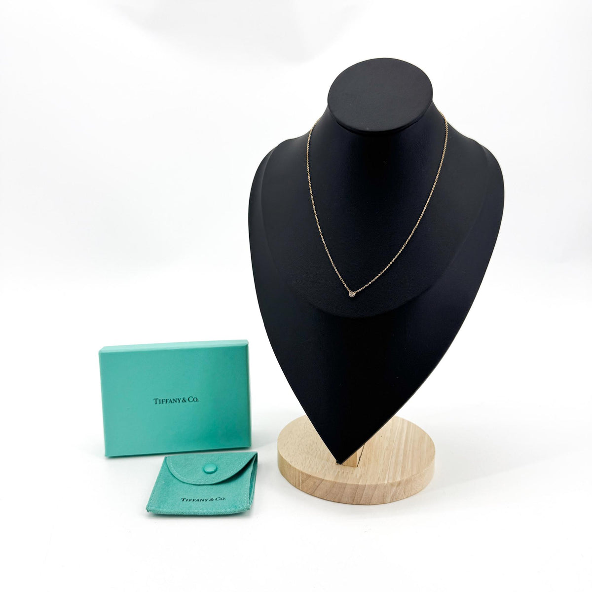Tiffany & Co. Elsa Peretti Diamond By The Yard Pendant Yellow Gold
