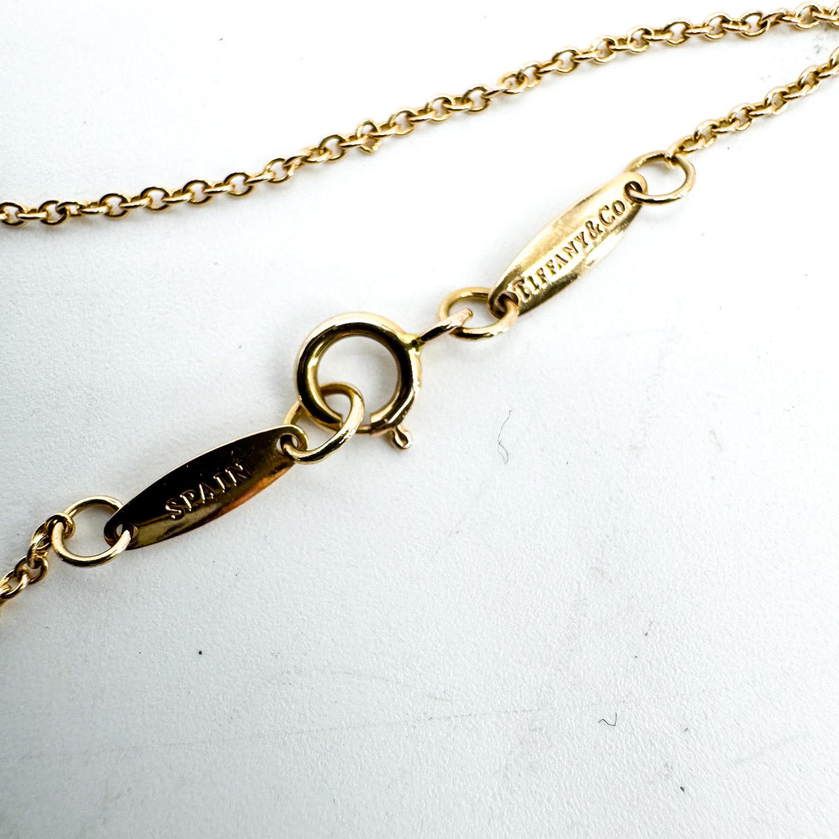 Tiffany & Co. Elsa Peretti Diamond By The Yard Pendant Yellow Gold