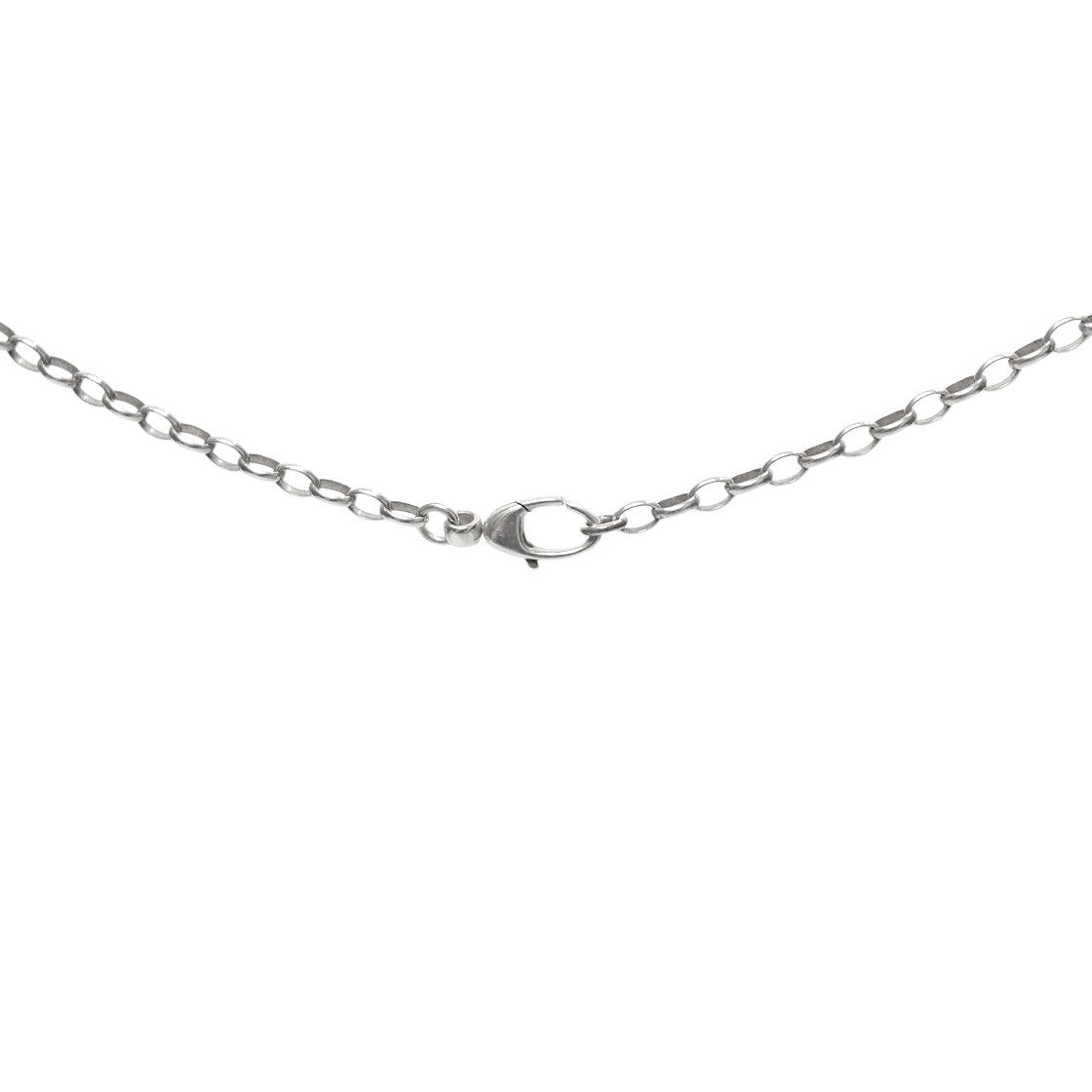 Gucci Round Interlocking G Silver Necklace