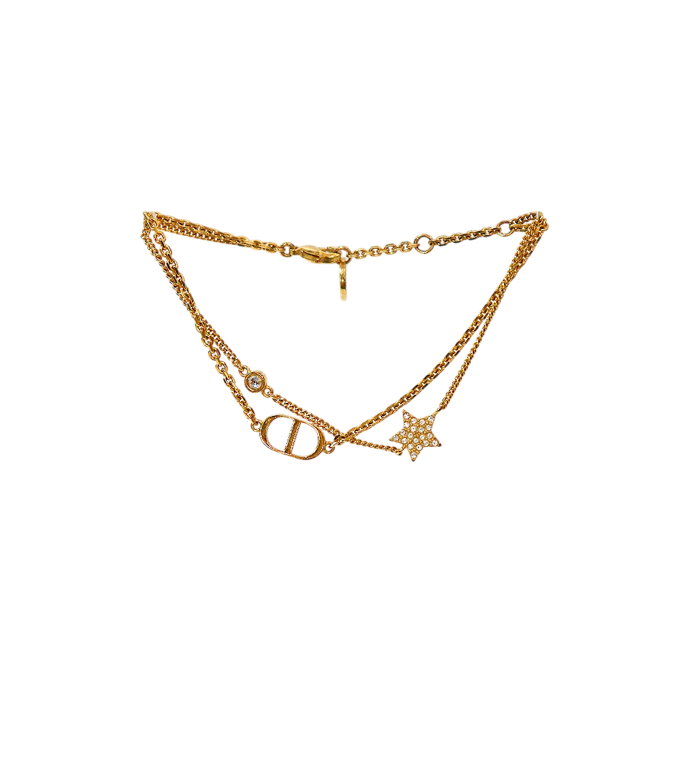 Dior Petit CD Double Gold Bracelet