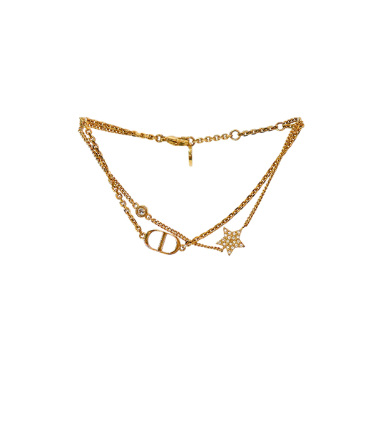 Dior Petit CD Double Gold Bracelet