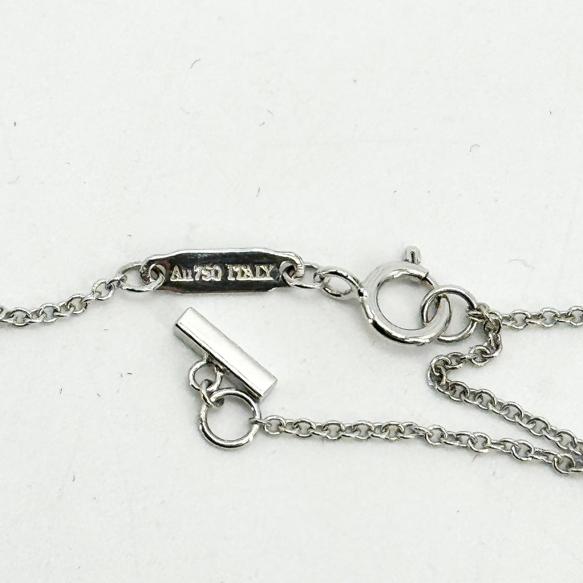 Tiffany & Co. T Smile Mini Pendant White Gold Diamond