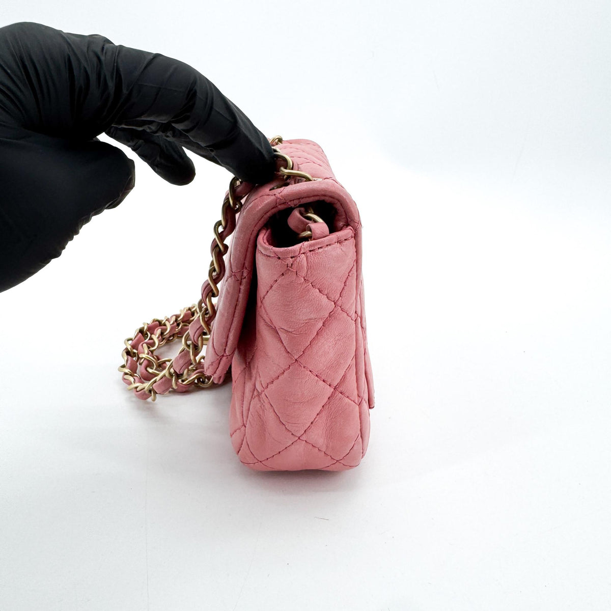 Chanel Jewel CC Logo Mini Flap Bag Pink