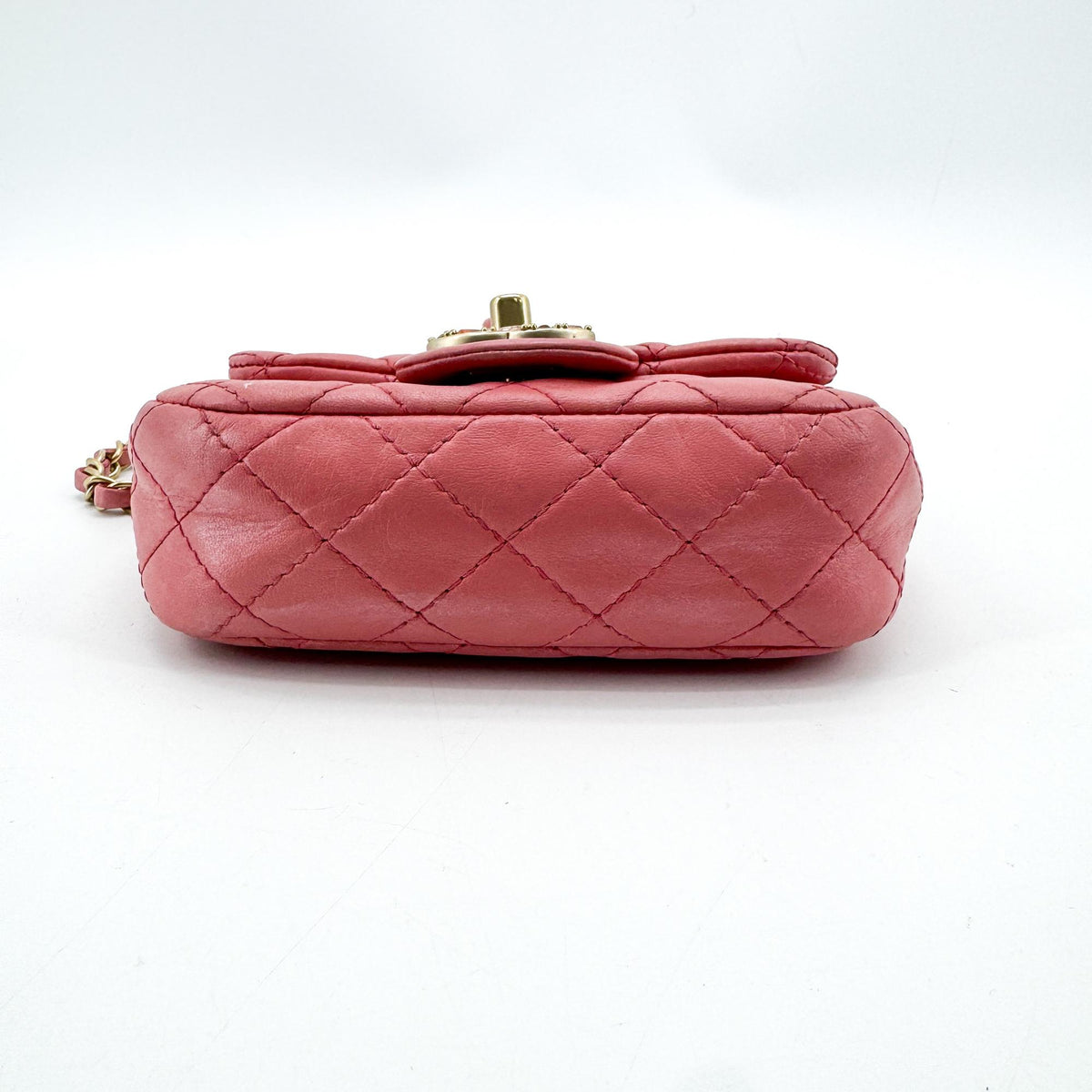Chanel Jewel CC Logo Mini Flap Bag Pink