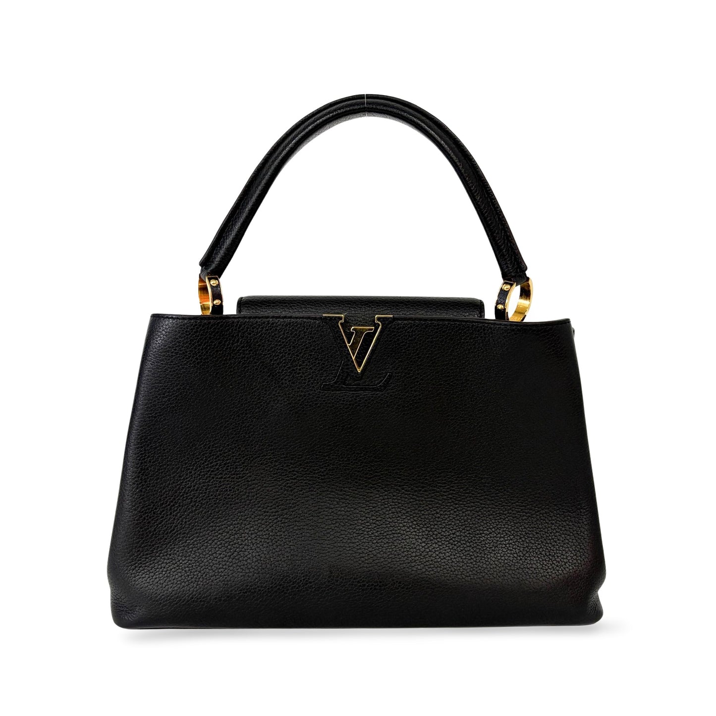 Louis Vuitton Capucines MM Noir Gold Hardware