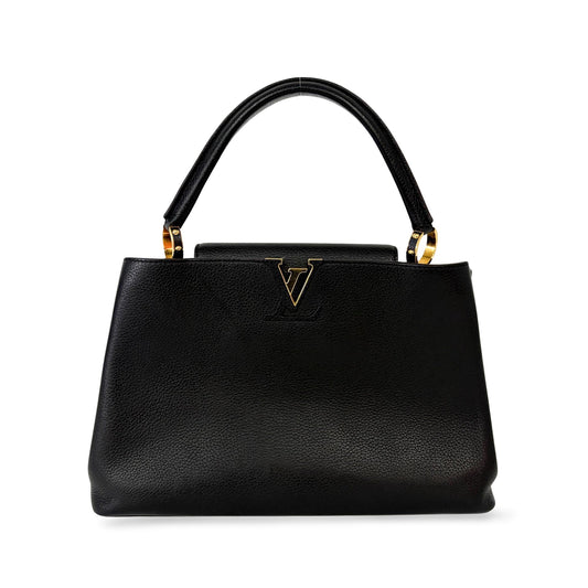 Louis Vuitton Capucines MM Noir Gold Hardware