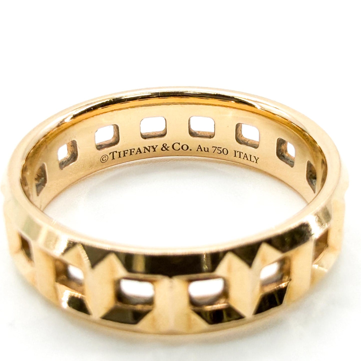Tiffany T True Wide Ring 18K Rose Gold