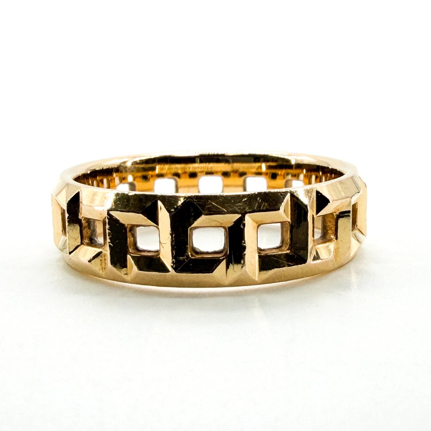 Tiffany T True Wide Ring 18K Rose Gold