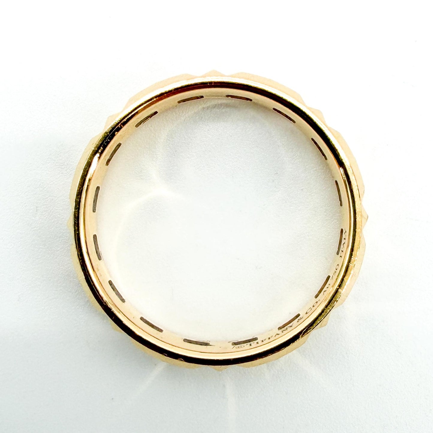 Tiffany T True Wide Ring 18K Rose Gold