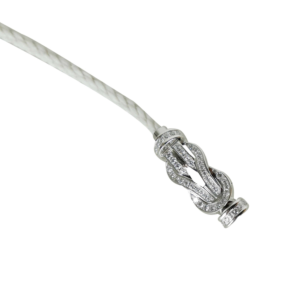 Medium Chance Infini White Gold Diamond Bracelet