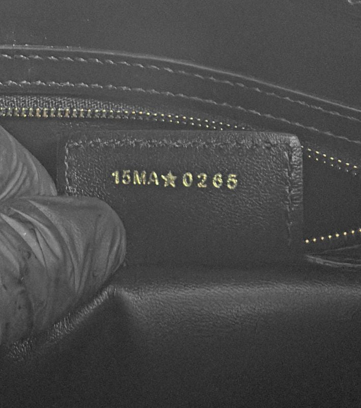 Dior Medium Black Leather De Motion Bucket Bag