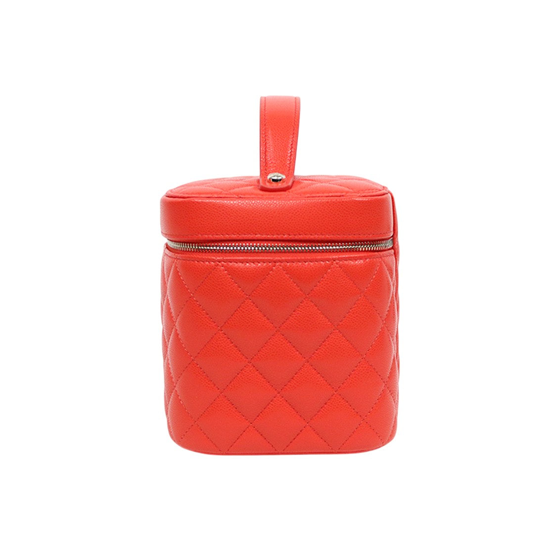 Chanel Red Caviar Cosmetic Vanity Bag