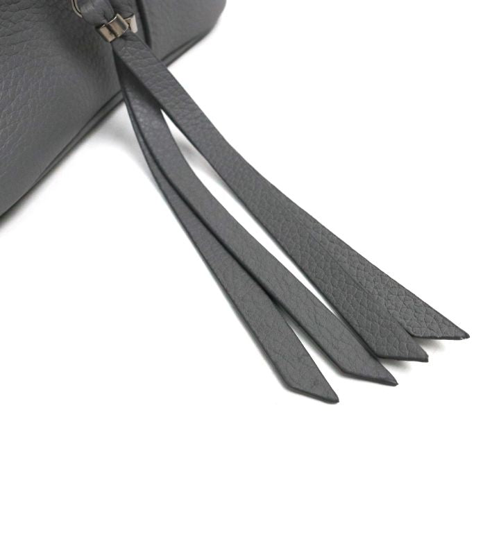 Balenciaga Gray Medium Carry Bowling Bag