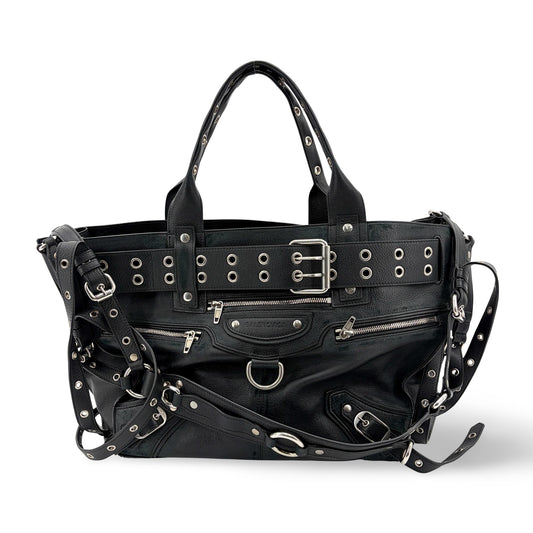 Balenciaga EMO Large Tote Bag Black