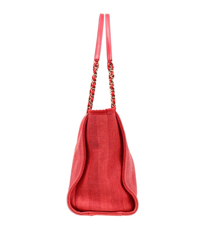 Chanel Red Deauville Bag