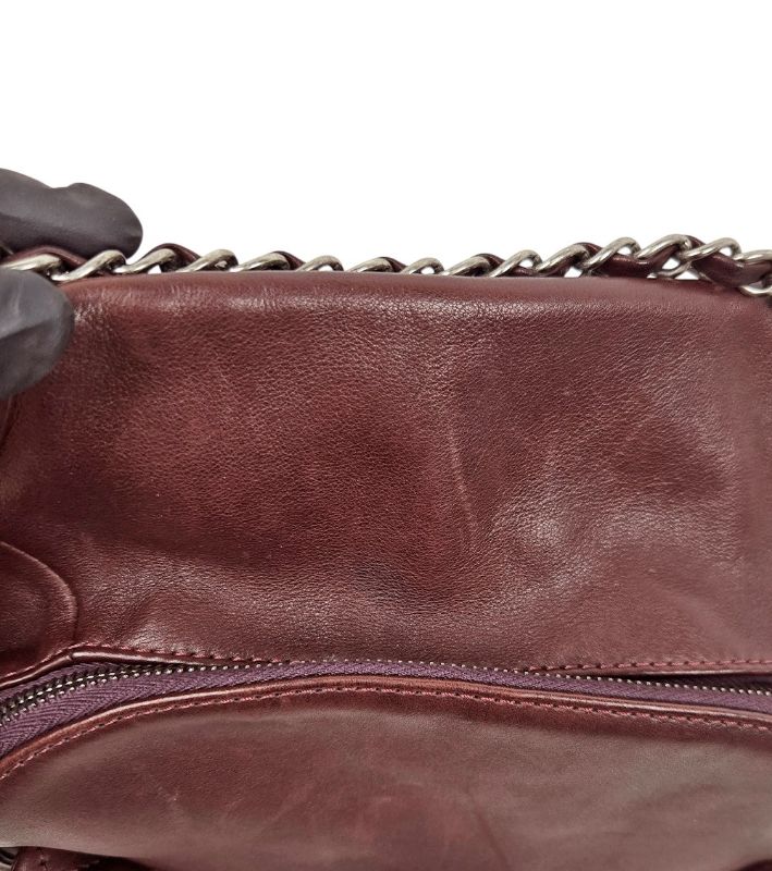 Chanel Burgundy Pocket Backpack