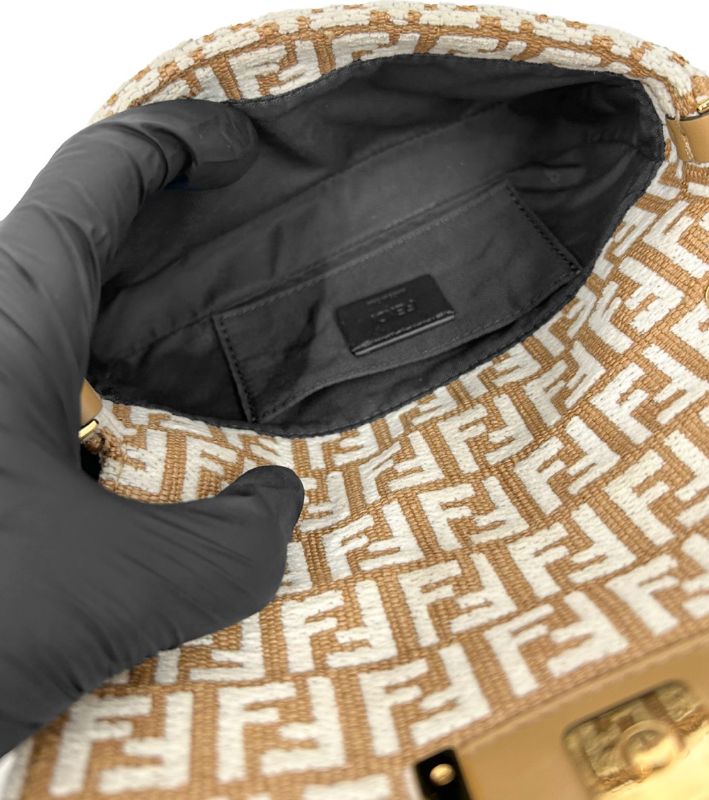 Fendi Beige Zucchino 2WAY Bag