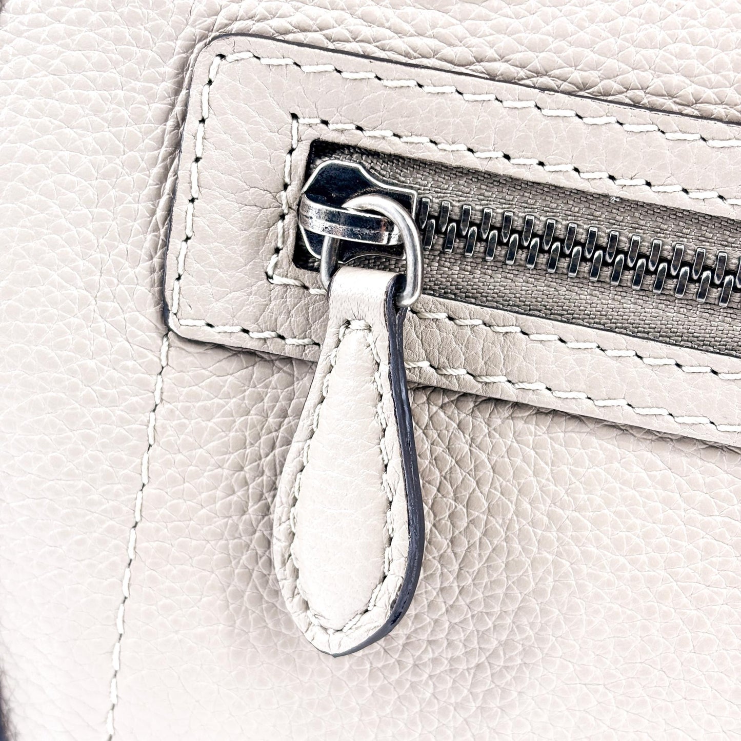 Celine Micro Luggage Bag Drummed Calfskin Dune