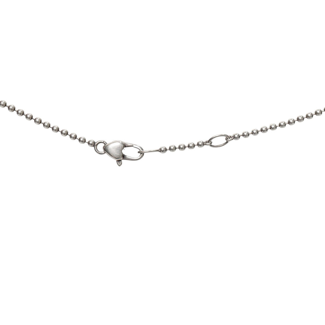 Gucci Heart Interlocking G Silver Necklace