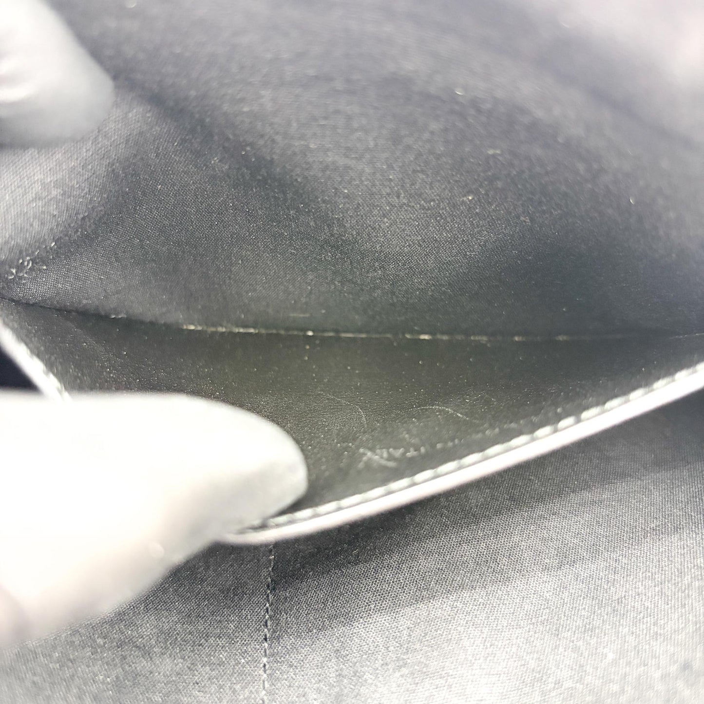 Dior Oblique Zipper Pouch Beige Black
