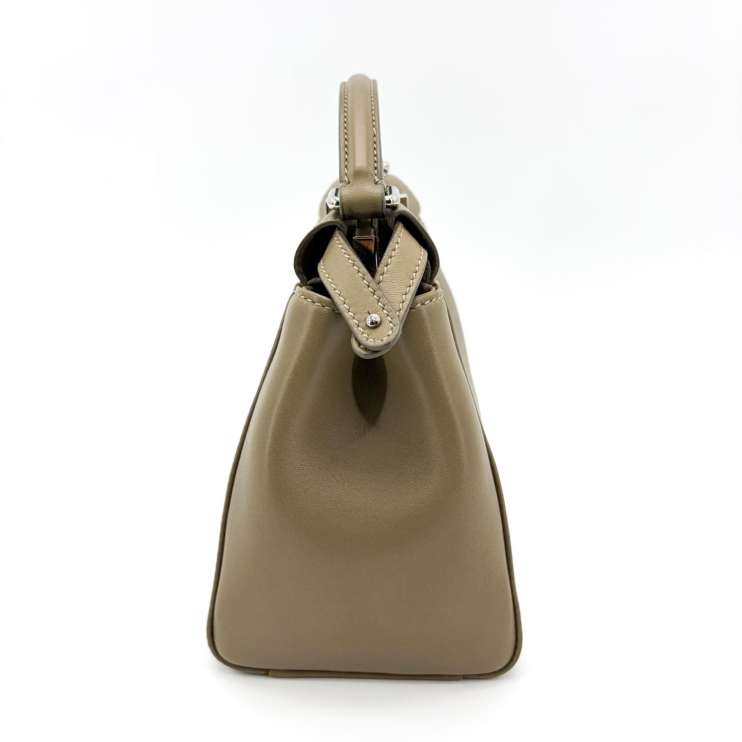 Fendi Peekaboo Mini Dove Grey Silver