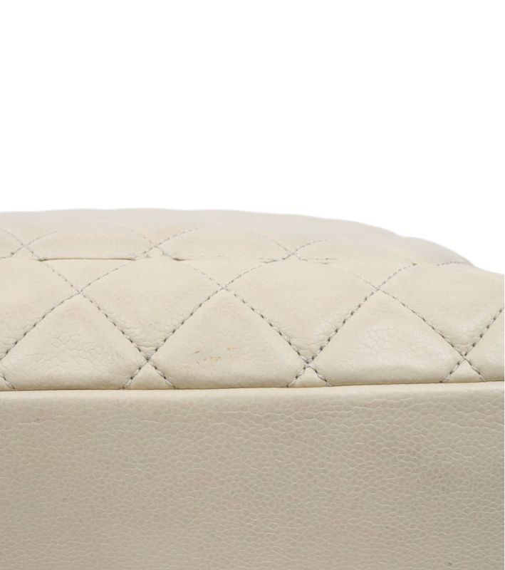 Chanel Beige Big CC Grand Shopping Shoulder Bag
