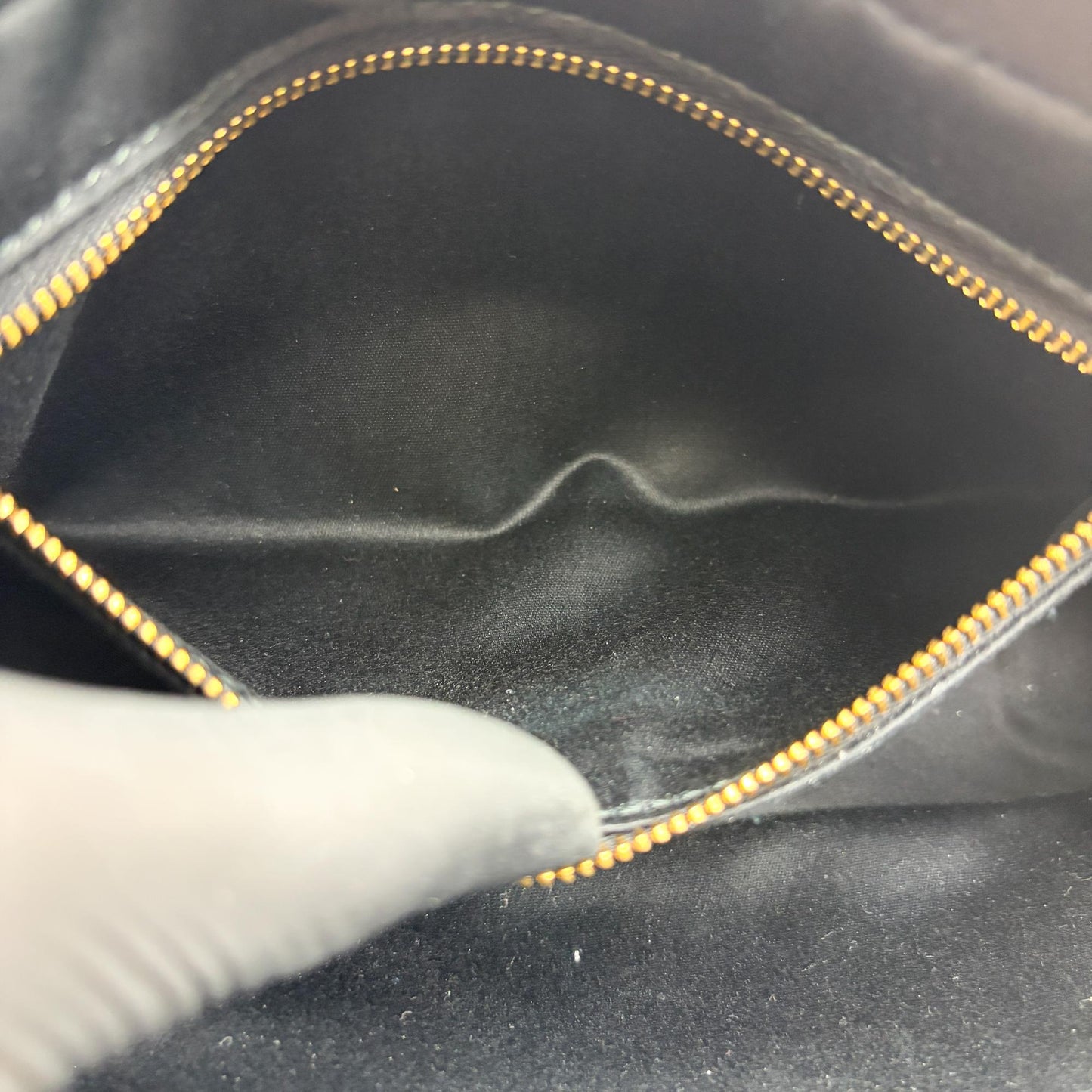 Miu Miu Matelassé Napa Leather Shoulder Bag Black